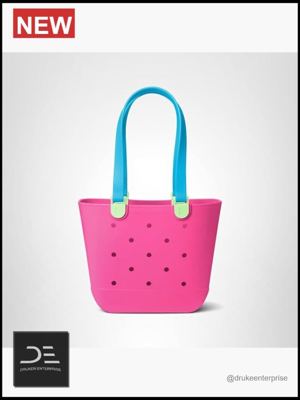 Waterproof EVA Beach Tote with Zipper Pocket for Travel Pool Boat